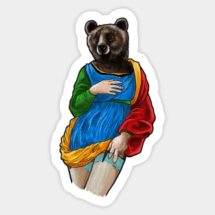 Brown Bear Sticker